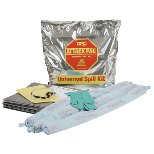 Attack Pac™ Hazwik® Spill Kit, Hazmat, Bag, 24 US gal. Absorbancy