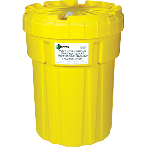 Poly-Overpack® 30 Salvage Drum, 30 US gal., Stationary