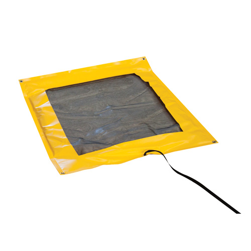 Standard DripPillow Berms™ With Pad, 3 US gal. Capacity, 4.5' W x 2' L x 1" H