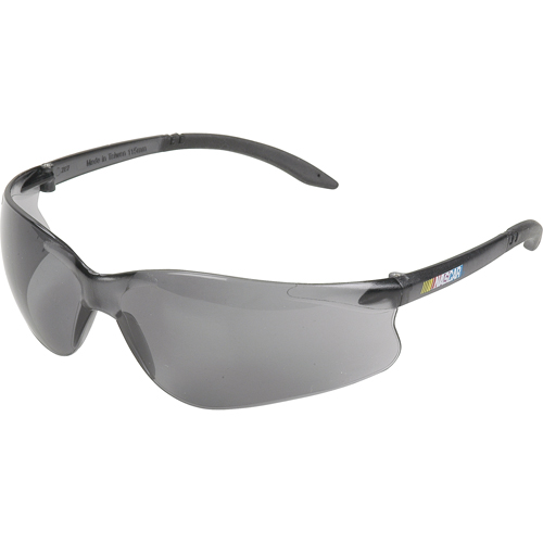 Nascar® GT™ Safety Glasses, Grey/Smoke Lens, Anti-Scratch, Meets/Exceeds CSA Z94.3