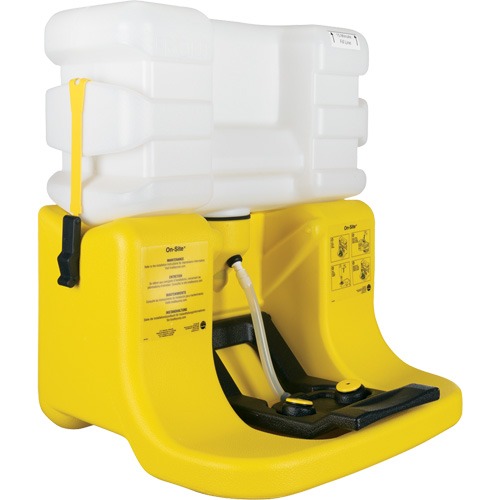 On-Site® Eyewash Station, Gravity-Fed, 7 gal. Capacity, Meets ANSI Z358.1