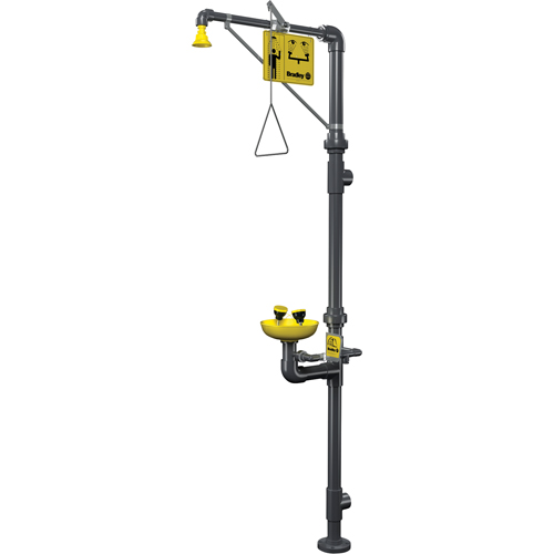 Corrosion-Resistant Emergency Shower & Eye/Face Wash Station