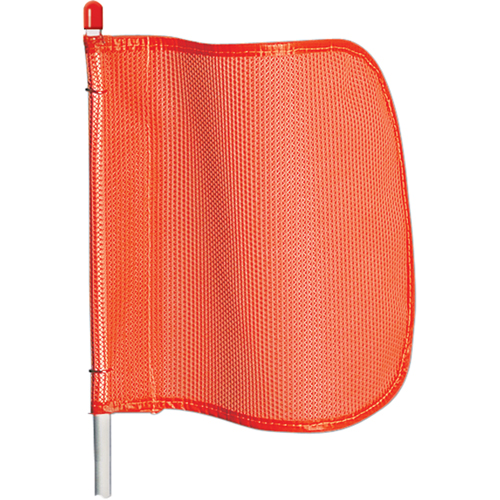 General Purpose Warning Whips, Threaded Mount, 5' High, Orange