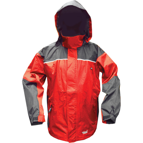 Tempest Classic Outerwear - Jacket, Polyester/PVC, X-Large, Charcoal/Red
