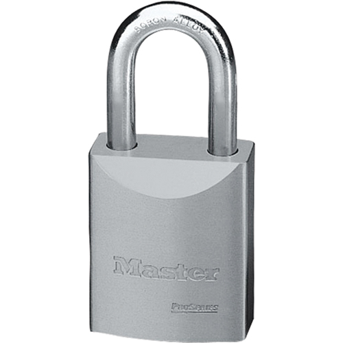 ProSeries® Padlock, Silver, Keyed Different, Hardened Steel, 1-3/4" Width