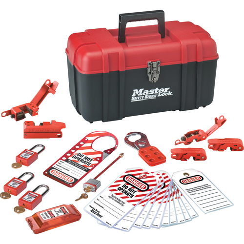 Group Safety Lockout Kit - Zenex™ Padlock, Electrical Kit, 25 Components