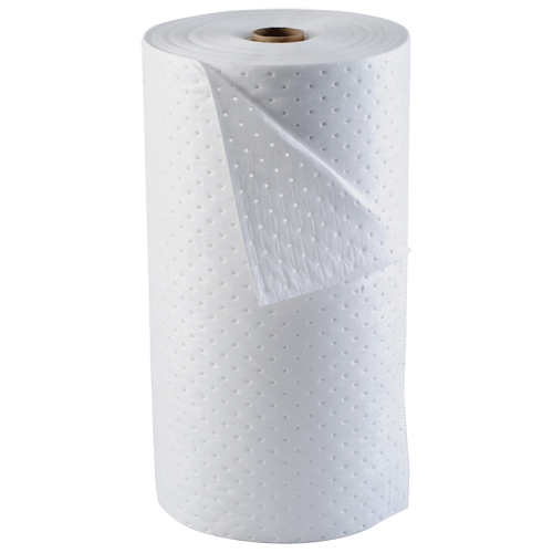 Oil Plus™ Three-Ply Performance Sorbents, Mediumweight, 150' L x 30" W, 38 gal. Absorbancy