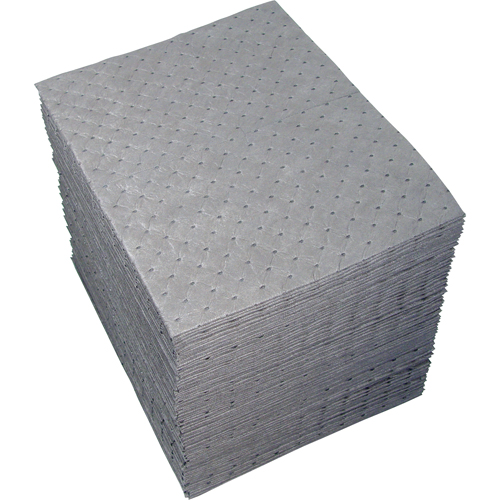 UXT Xtra Tough Absorbent Pads, Universal, 19" x 15", 19 gal. Absorbancy