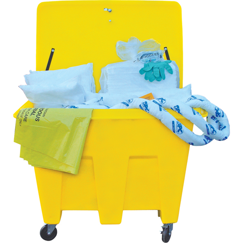 Large Spill Truck, Universal, Bin, 126 US gal. Absorbancy