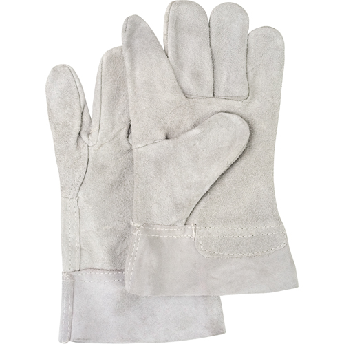 Standard-Duty Work Gloves, Large, Split Cowhide Palm