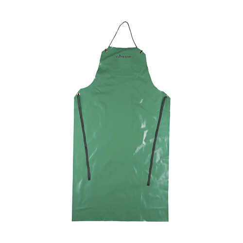 A43 48 CA-43® FR Apron, Polyester/PVC, 29" L x 48" W, Green