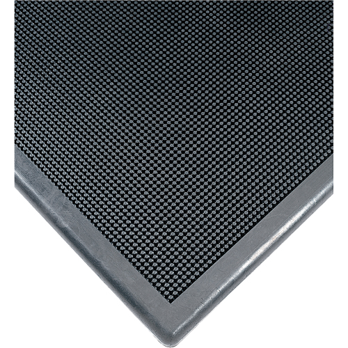 Sanitizing Footbath Mat No. 222, Rubber, 2' W x 2-2/3' L x 1/2" Thick, Black