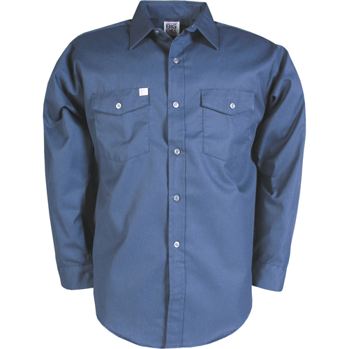 Work Shirts, Men's, 2X-Large, Navy Blue
