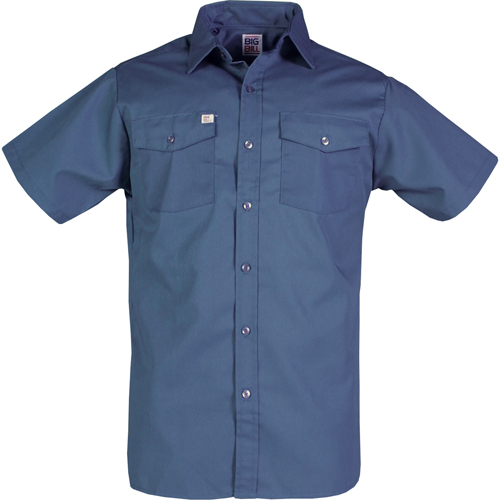 Work Shirts, Men's, X-Large, Navy Blue