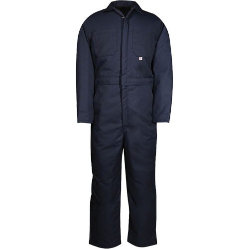 Insulated Coveralls, Men's, Navy Blue, Size 2X-Large