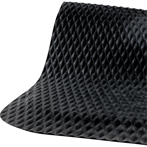 Hog Heaven® Max Mat, Diamond, 3' x 12' x 7/8", Black, Nitrile