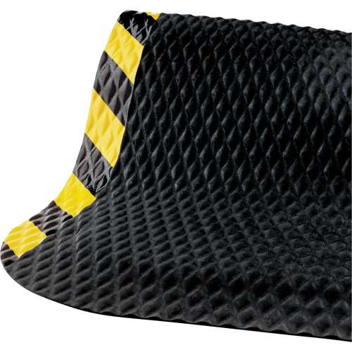 Hog Heaven® Max Mat, Diamond, 4' x 6' x 7/8", Black/Yellow, Nitrile