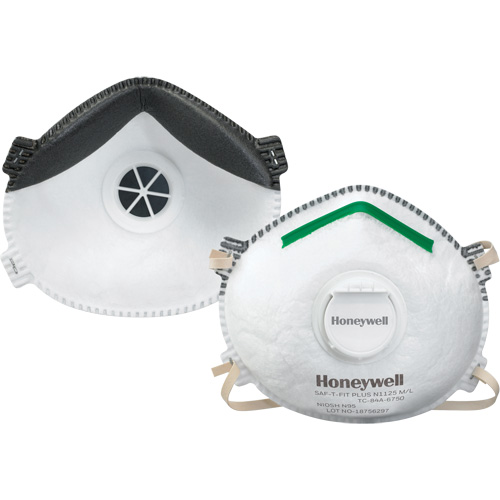 Saf-T-Fit® Plus N1125 Particulate Respirators, N95, NIOSH Certified, X-Large