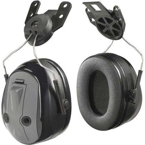 PTL™ Push-To-Listen Earmuffs, Cap Mount Style, 25 dB