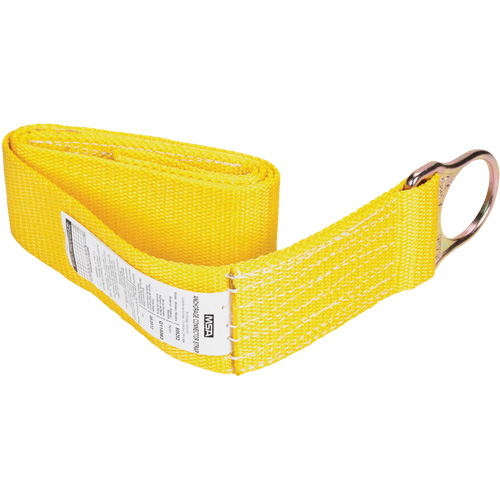 Anchorage Connector Straps, D-Ring, Temporary Use