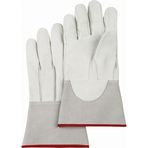 TIG Welding Gloves, Grain Pigskin, Size Large