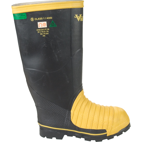 Miner 49er Professional Mining Boots, Rubber, Steel Toe, Size 13