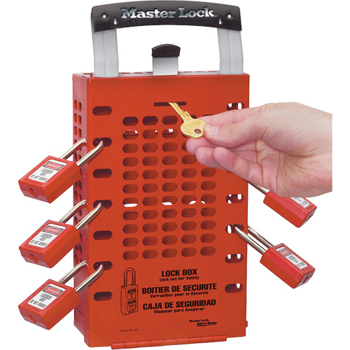 Latch Tight™ Lock Boxes, Red
