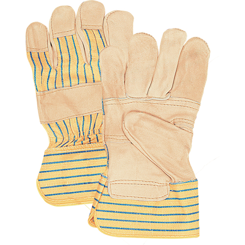 Premium Patch-Palm Fitters Gloves, X-Large, Grain Cowhide Palm, Cotton Inner Lining