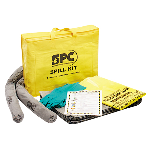 Economy Spill Kit, Oil Only, Bag, 4 US gal. Absorbancy