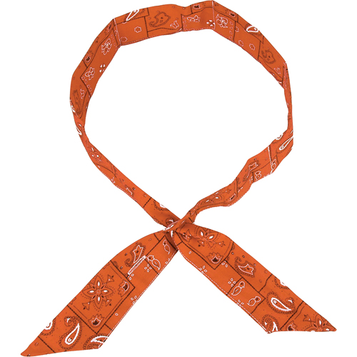 ALLEGRO INDUSTRIES Cool Offs Bandana, High Visibility Orange