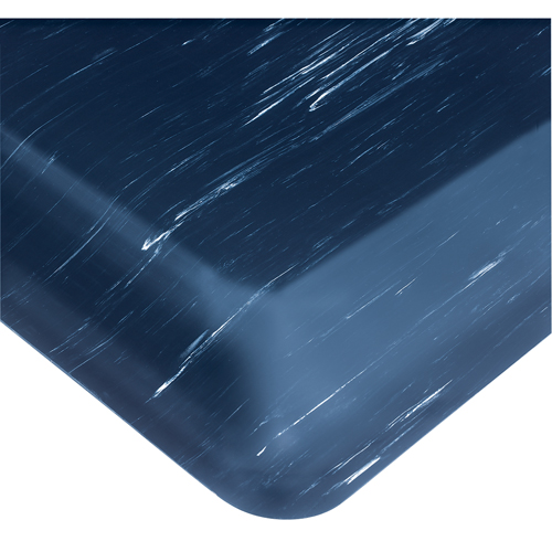 UltraSoft Tile-Top AM No. 419 Anti-Microbial Mats, Smooth, 3' x 5' x 7/8", Blue, PVC Sponge