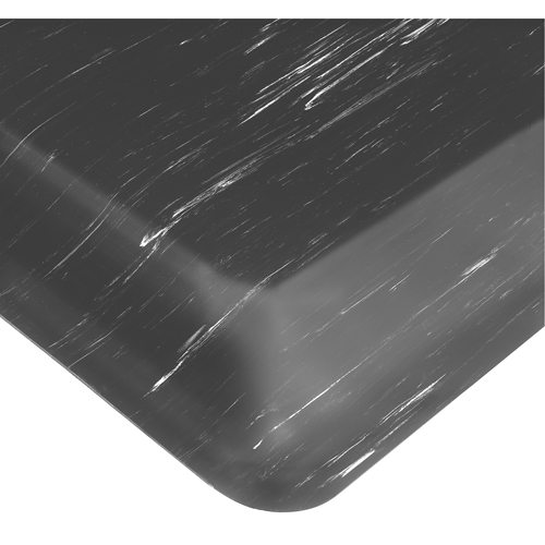 Tile-Top AM No. 420 Anti-Microbial Mats, Smooth, 3' x 60' x 1/2", Charcoal, PVC Sponge