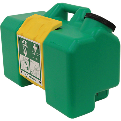 Eyewash Station, Gravity-Fed, 9 gal. Capacity, Meets ANSI Z358.1