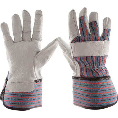 Anti-Vibration Fitters Air Gloves®, Size Large, Grain Leather Palm