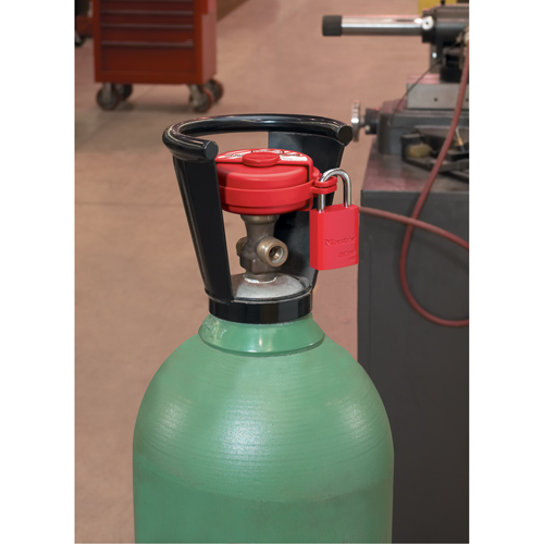 Pressurized Valve Lockout, Gas Cylinder Type