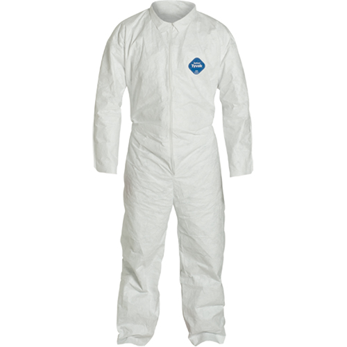 Coveralls, Large, White, Tyvek® 400