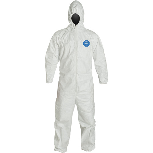 Hooded Coveralls, X-Large, White, Tyvek® 400