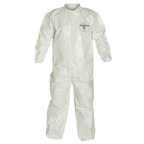 Tychem® 4000 Coveralls, Medium, White