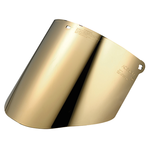 Total Performance Faceshield Window, Polycarbonate, Green Tint
