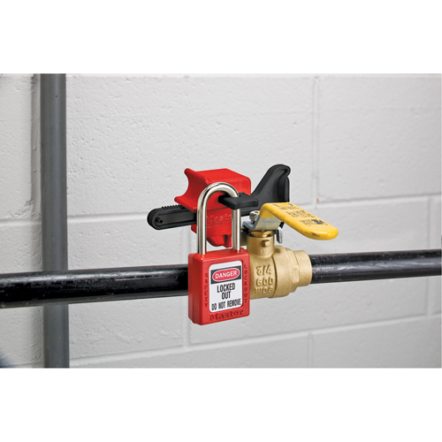Seal Tight™ Handle-On Valve Lockouts, Ball Type