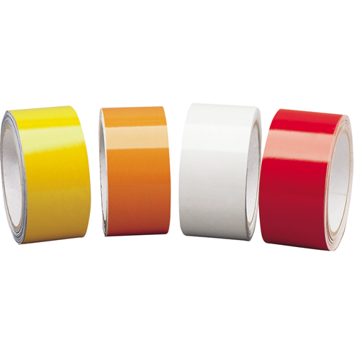 Engineer Grade Reflective Tape, 2" x 30', Polyethylene, Yellow