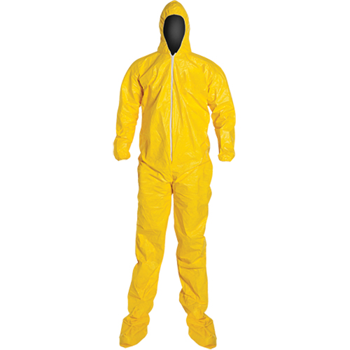 Tychem® 2000 Coveralls, Large, Yellow