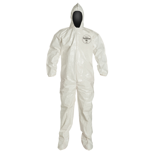 Tychem® 4000 Coveralls, X-Large, White