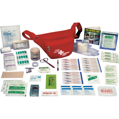 Hikers' First Aid Kits, Class 1 Medical Device, Nylon Bag