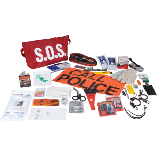 S.O.S. Distress First Aid Kits, Class 1 Medical Device, Nylon Bag