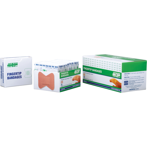 Dressings, Fingertip, 2", Fabric, Sterile
