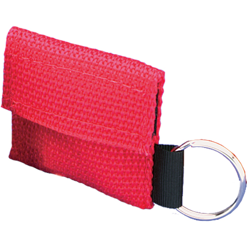 CPR Faceshields In Pouch with Key Ring, Single Use Faceshield, Class 2
