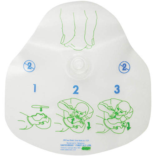 CPR Protective Device, Single Use Faceshield, Class 2