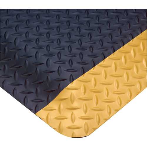 Smart No. 497 Mats, Diamond, 4' x 75' x 5/8", Black, PVC