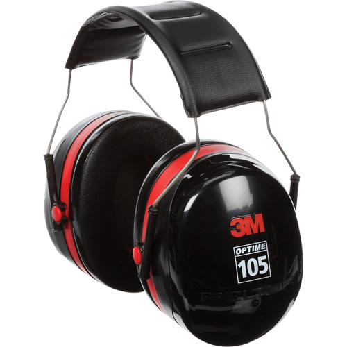 Peltor™ Optime™ 105 Series Earmuffs, Headband, 30 NRR dB